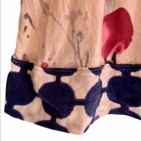 Anthropologie Ric Rac Ruched Floral Top Size Small - Picture 6 of 12